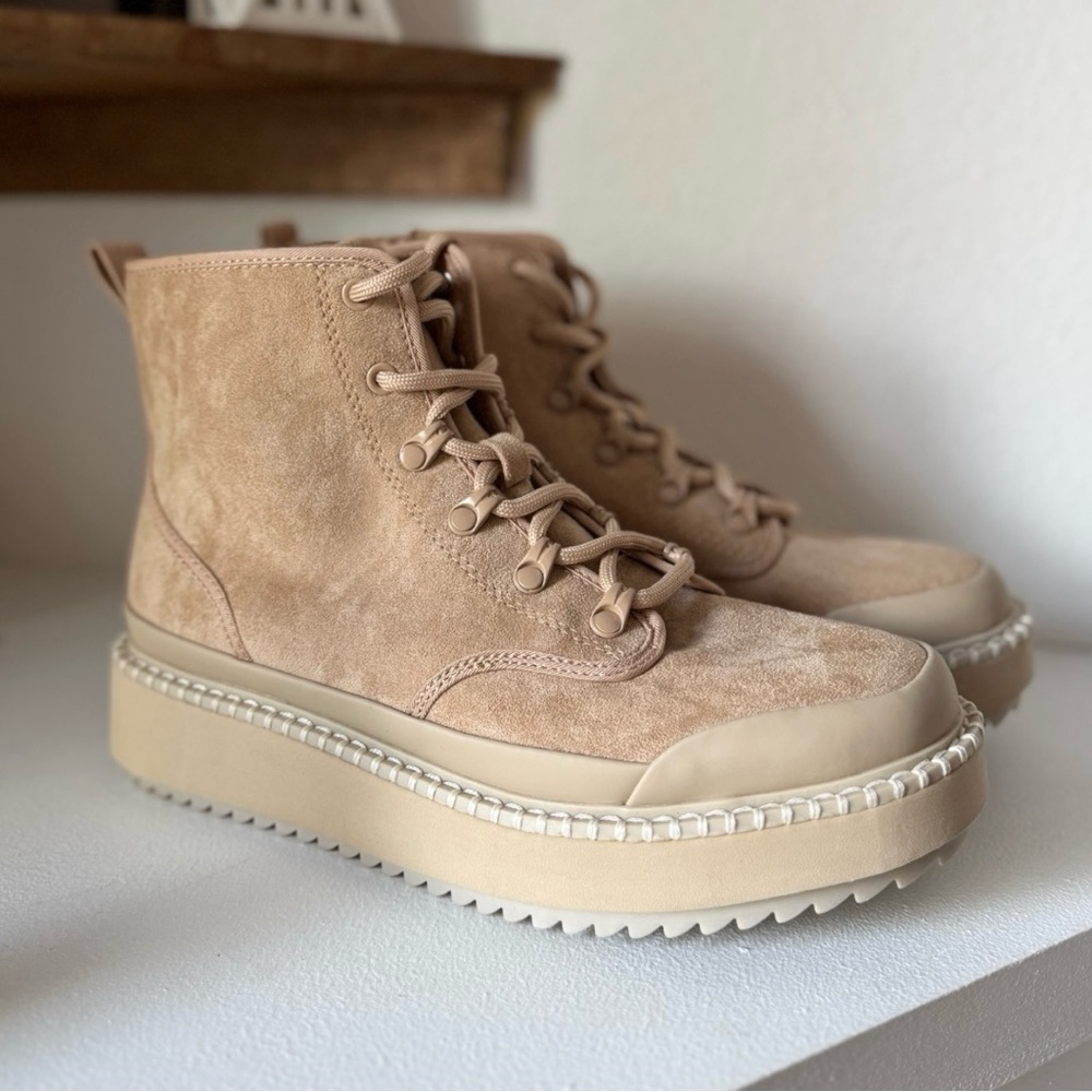 NEW Kayson Combat Style Winter Boots w Memory Foam Insole (9)